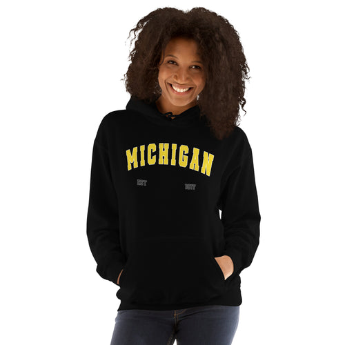 Michigan Hoodie | Michigan One Piece Hooded Sweatshirt Women