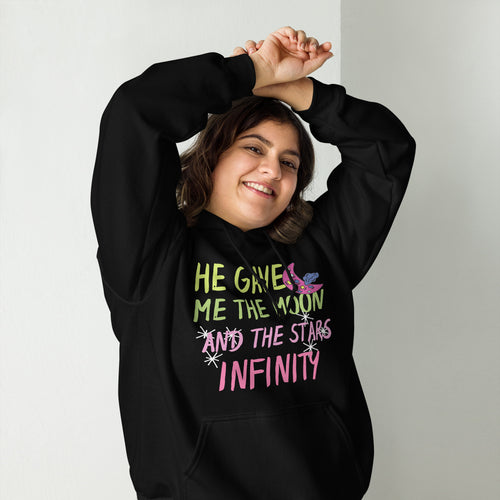 He Gave Me The Moon And The Stars Infinity Hoodie
