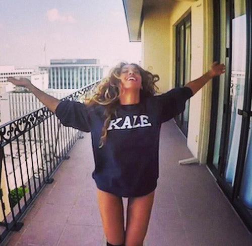 Beyonce Kale Sweatshirt | One Word Kale Crew Neck for Women