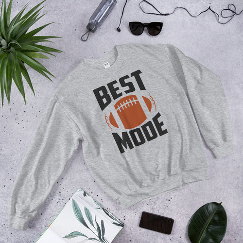 Beast Mode Football Crewneck Sweatshirt for Women