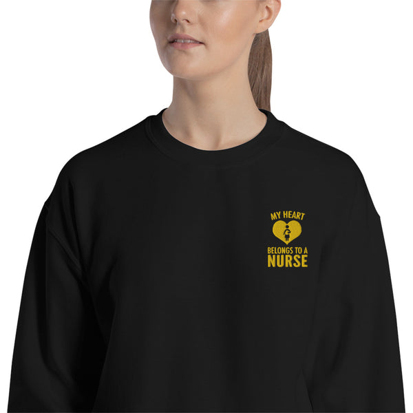 Nurse Embroidered Pullover