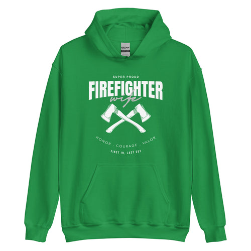 Proud FireFighter Wife Hoodie & Hooded Sweatshirt