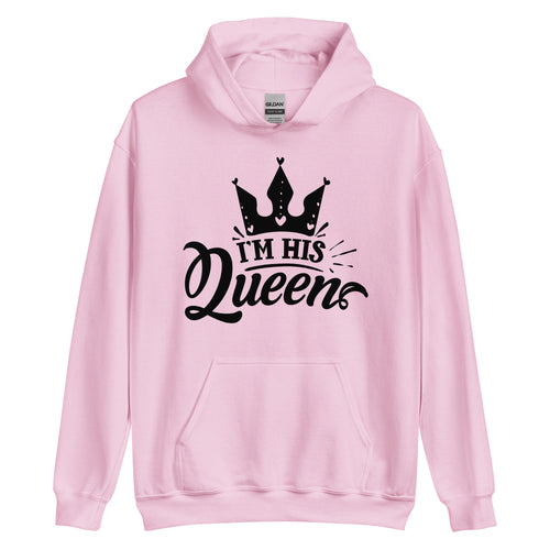 I am His Queen Hoodie | Wife Hooded Sweatshirt