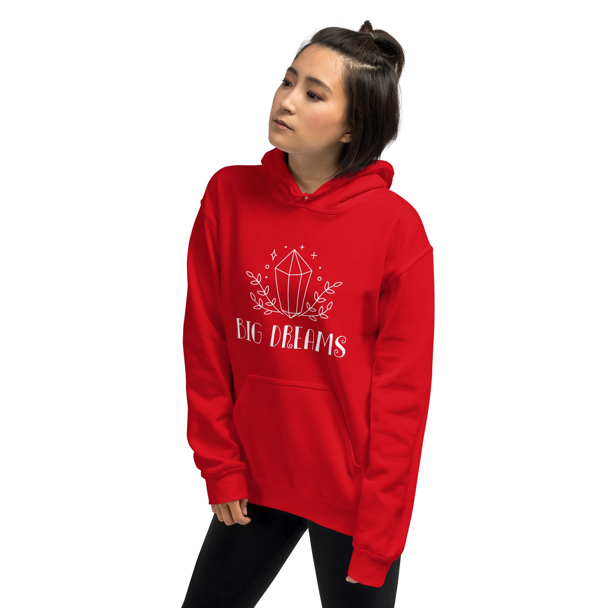 Big Dreams Motivational Hoodie / Hooded Sweatshirt for Women