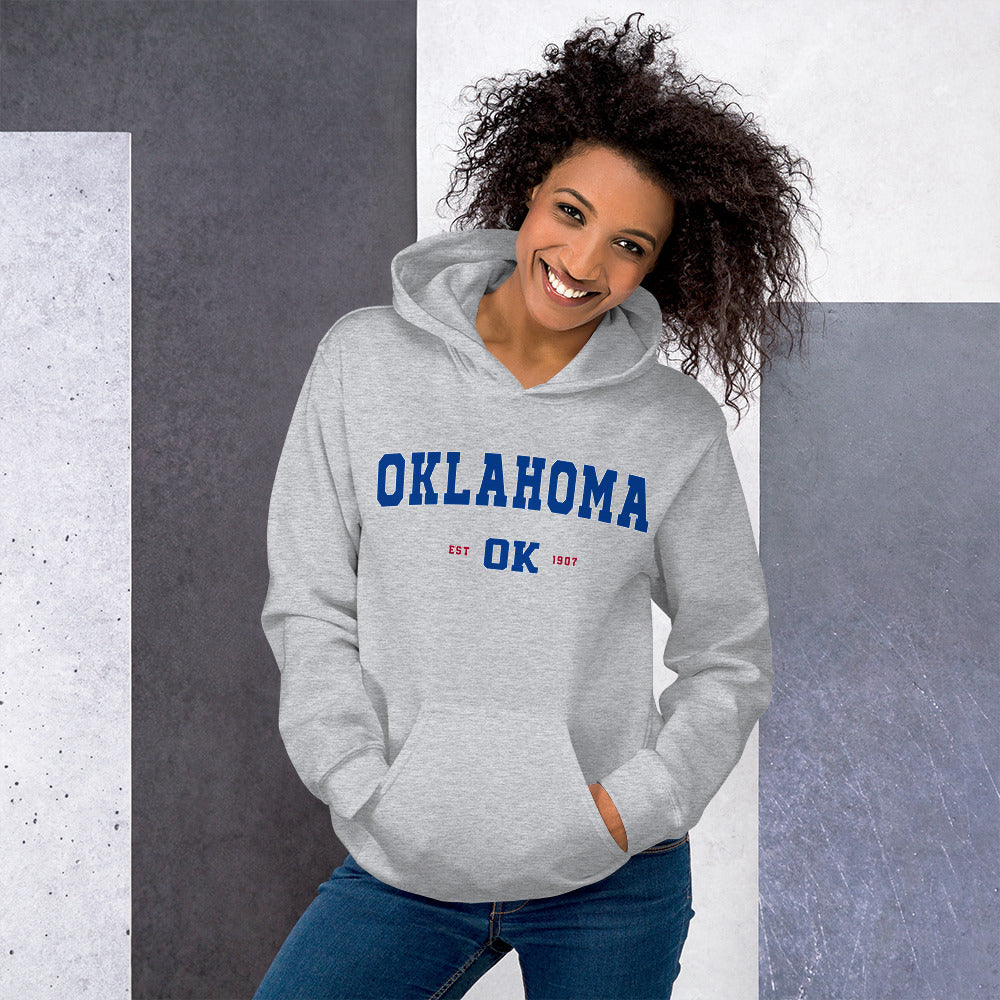 Oklahoma Hoodie | OK State One Piece Hooded Sweatshirt Women