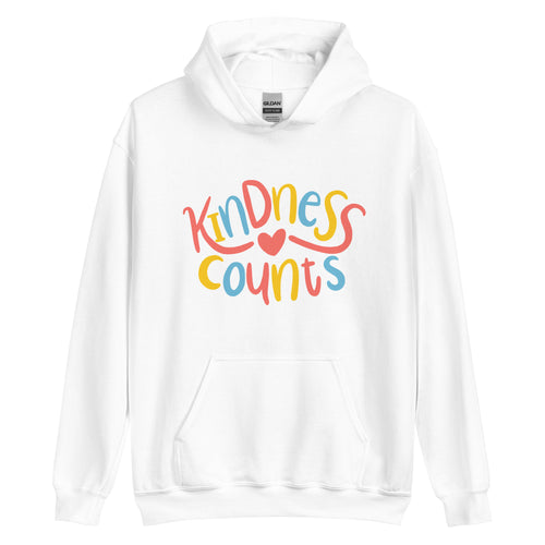 Kindness Counts Inspirational Hooded Sweatshirt for Women