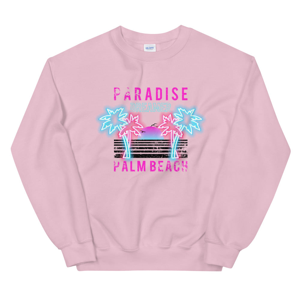 Paradise Dreamer Palm Beach Crewneck Sweatshirt