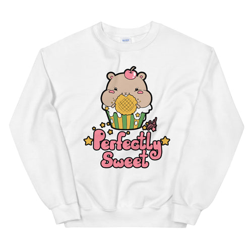 Cute Perfectly Sweet Kawaii Hamster Crewneck Sweatshirt