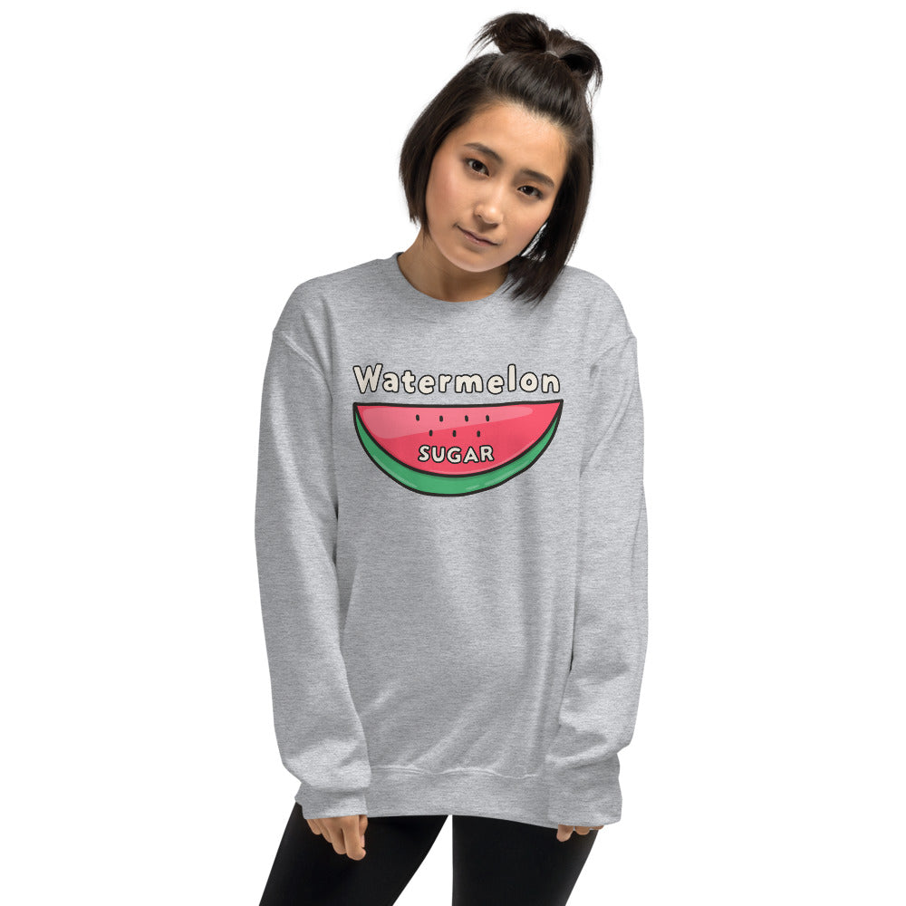Watermelon Sugar Sweatshirt - Grey Watermelon Sugar Sweatshirt for Women $29.00