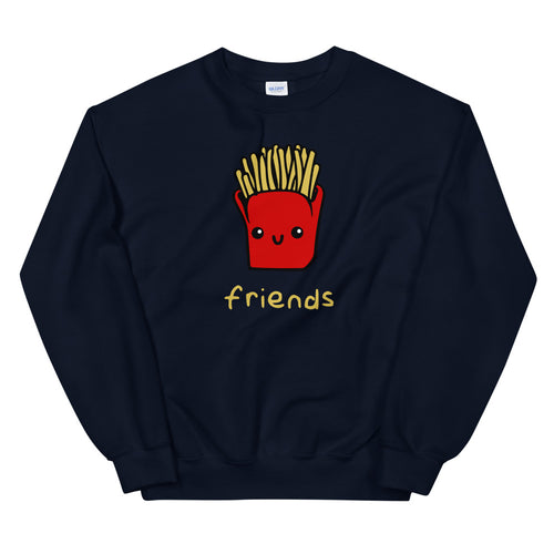 Friends Sweatshirt | Navy Crewneck Friends Sweatshirt for Women