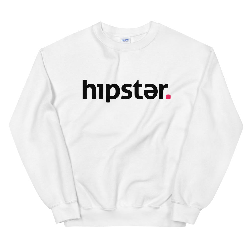 Hipster Sweatshirt | One Word Crewneck Hipster Girl Clothing