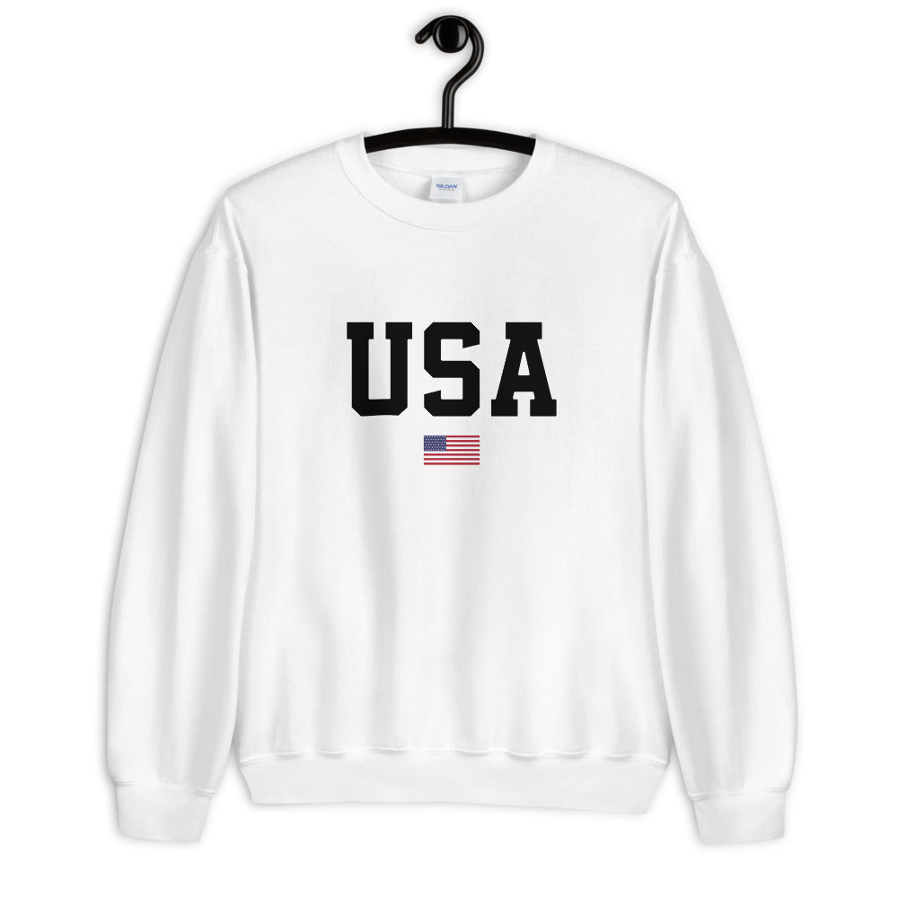 USA Sweatshirt | United States of America Flag Sweatshirt for Women