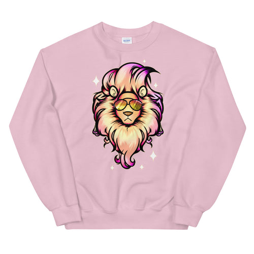 Fashion Lion King Crewneck Sweatshirt for Women
