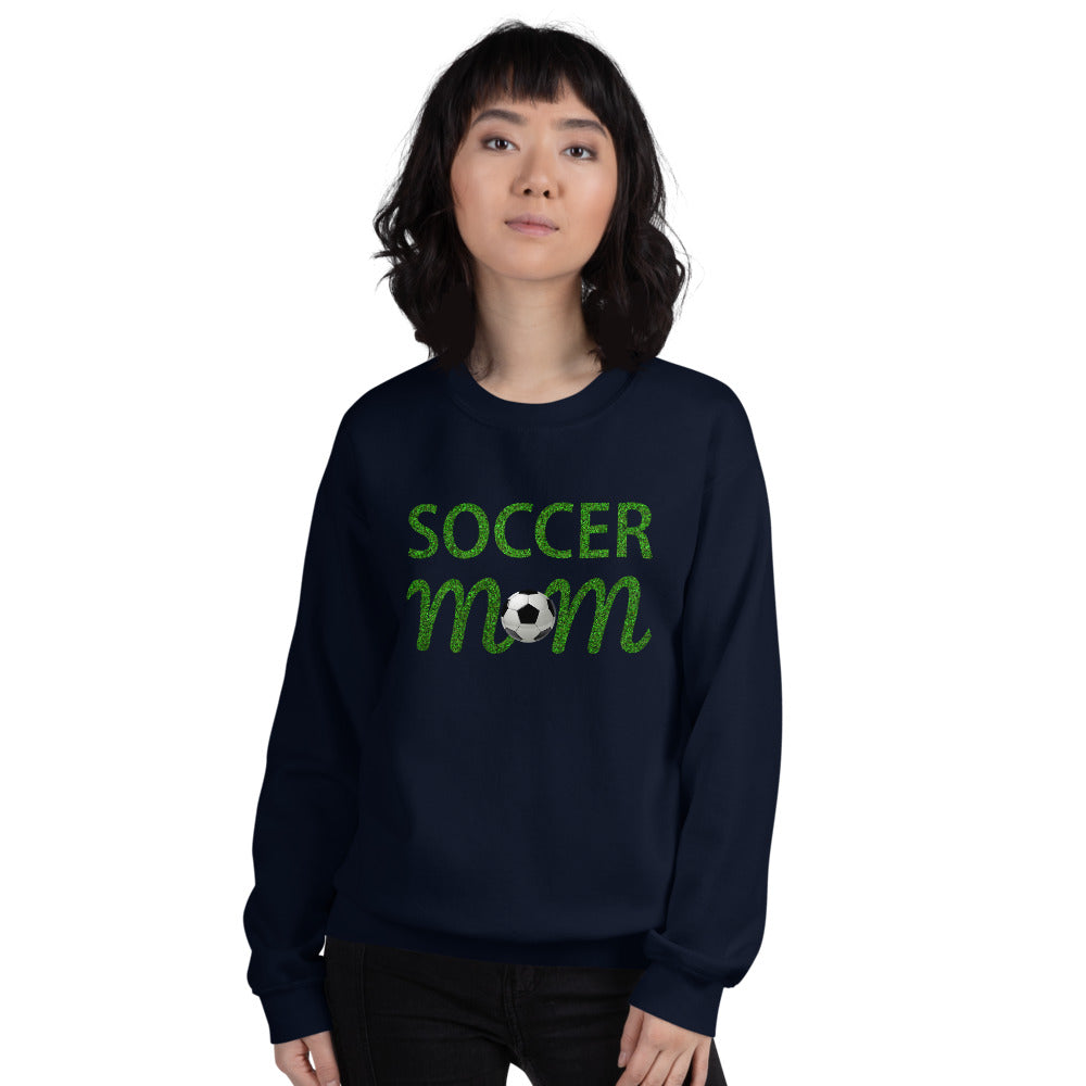 Soccer Mom Meme Crewneck Pullover Sweatshirt for Mother