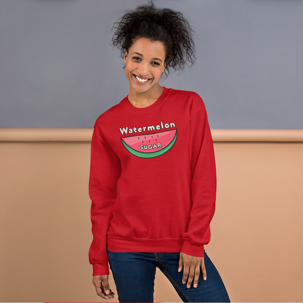 Watermelon Sugar Sweatshirt - Red Watermelon Sugar Sweatshirt for Women $29.00