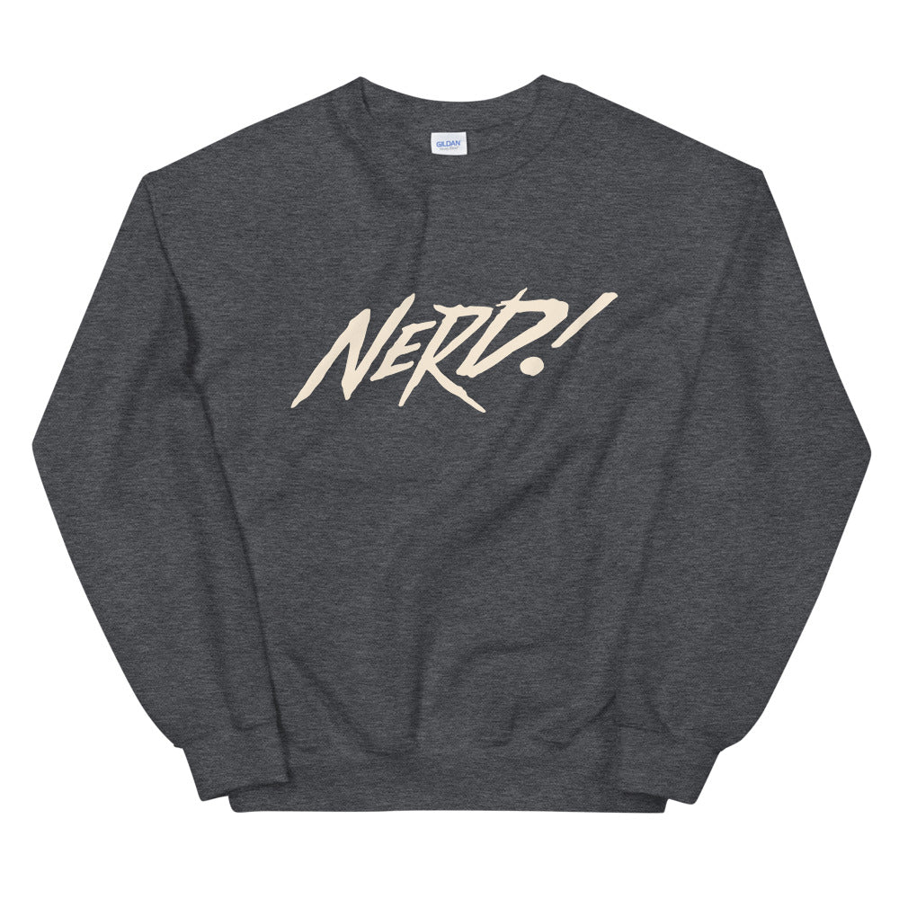 Nerd Sweatshirt | One Word Computer Virtual Nerd Girl Crewneck