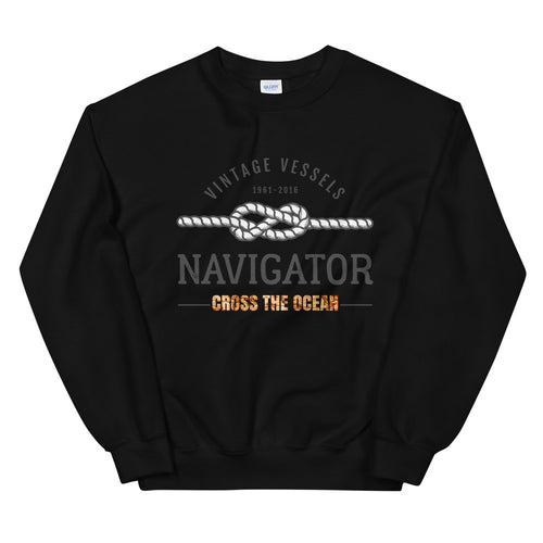 Vintage Vessels Navigator Cross The Ocean Crewneck Sweatshirt