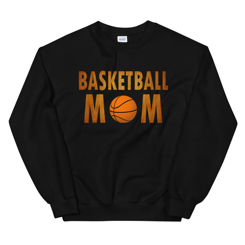 Basketball Mom Meme Pullover Crewneck Sweatshirt for Mothers Day