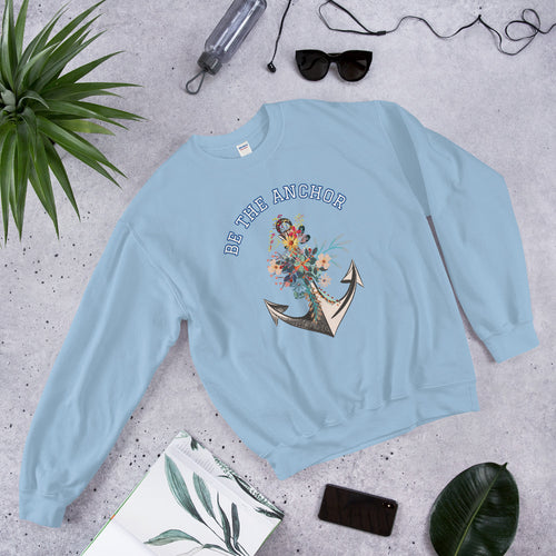 You Be the Anchor Crewneck Sweatshirt Pullover for Women