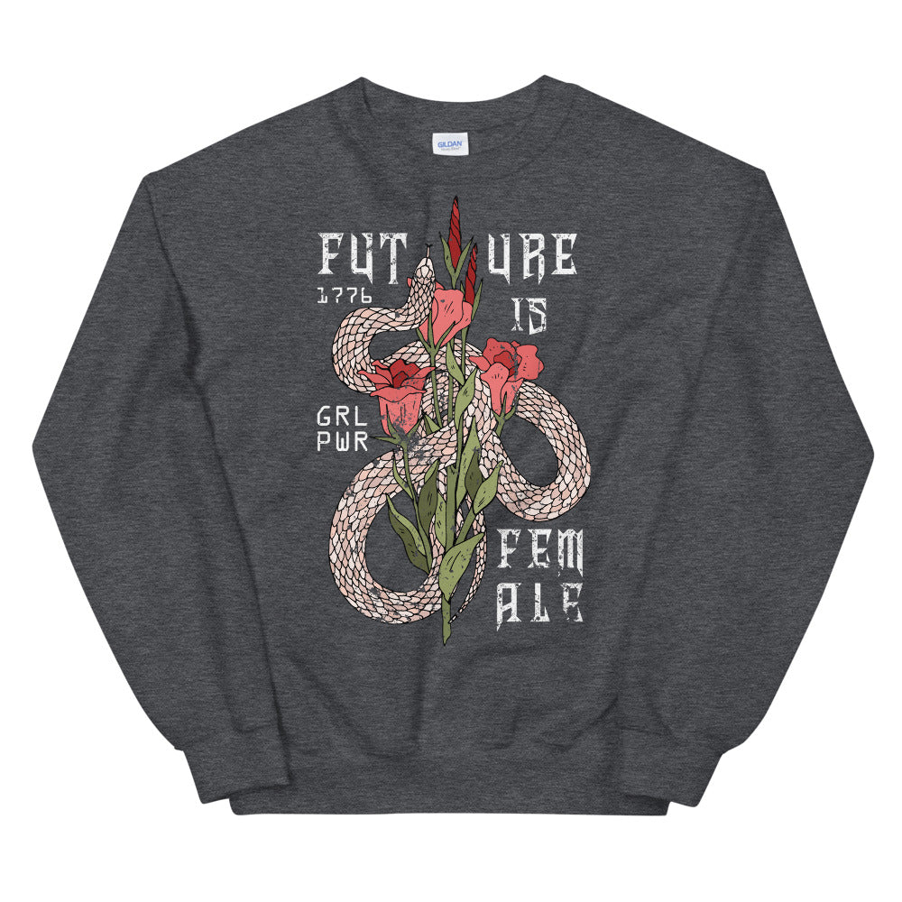 Future is Female Sweatshirt | Girl Power Sweatshirt for Ladies