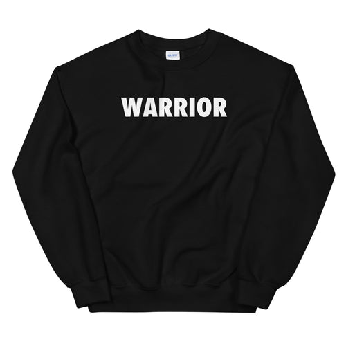 Warrior Sweatshirt | Black One Word Sweatshirt for Women