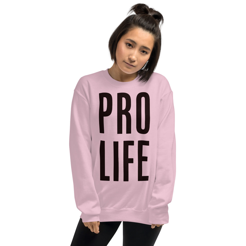 Pro Life Sweatshirt | Pink Pro Life Sweatshirt for Women