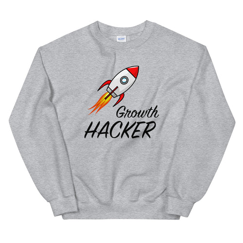 Digital Growth Hacker Crewneck Sweatshirt for Women