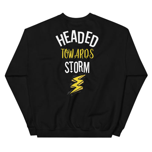 Headed Towards Storm Sweatshirt in Black for Women