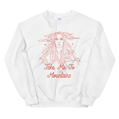Take Me To The Mountains Crewneck Sweatshirt for Women