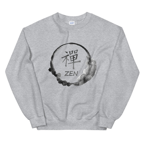 Zen Circle Crewneck Sweatshirt for Women