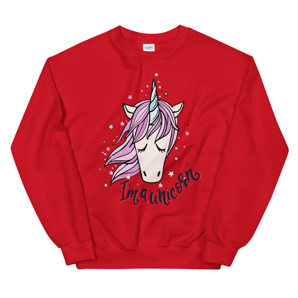 I Am a Unicorn Sweatshirt | Cute Magical Unicorn Sweatshirt for Girls