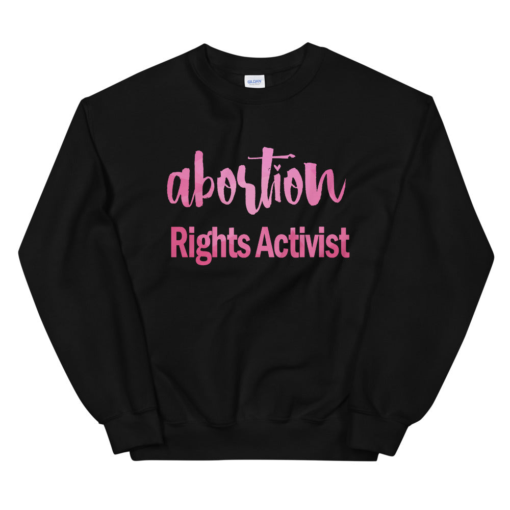 Abortion Rights Activist Crewneck Sweatshirt for Women