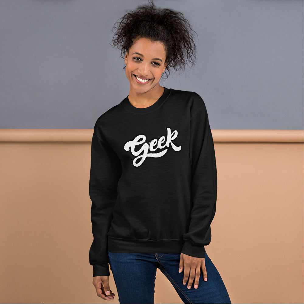 Geek Sweatshirt | Techie Geek Crewneck for Women