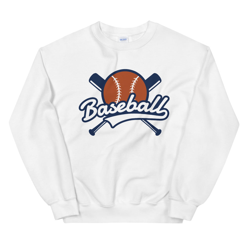 Baseball Crewneck Sweatshirt for Sporty Women