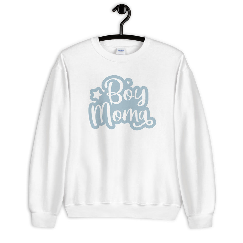 Boy Mom sweatshirt Sweatshirt in White Color for Women