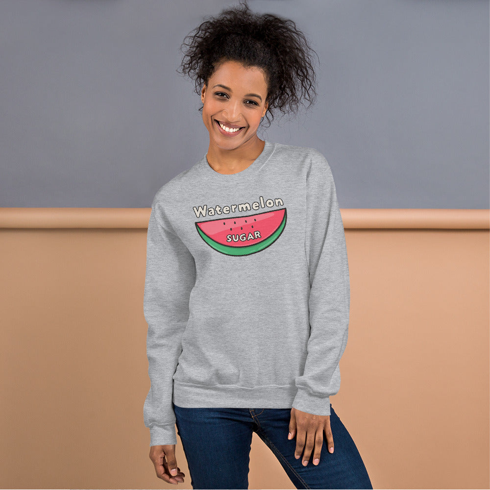 Watermelon Sugar Sweatshirt - Grey Watermelon Sugar Sweatshirt for Women $29.00