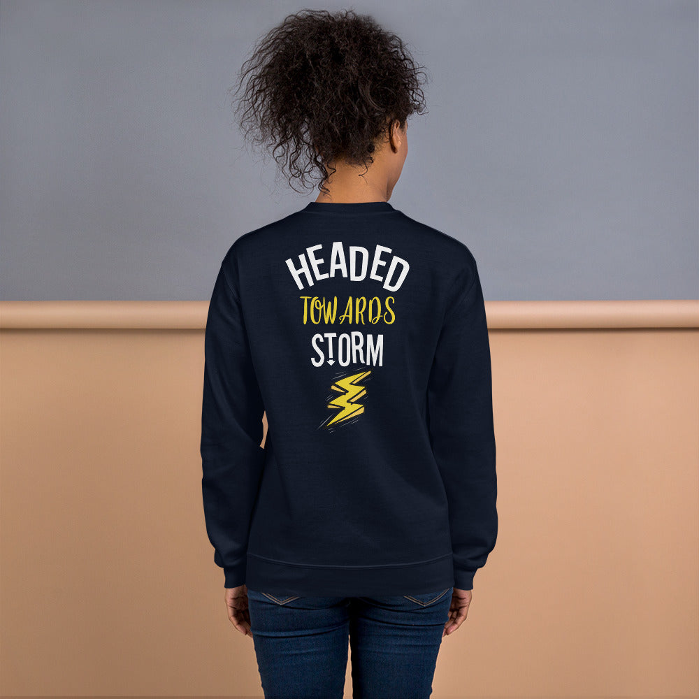 Headed Towards Storm Sweatshirt in Navy for Women