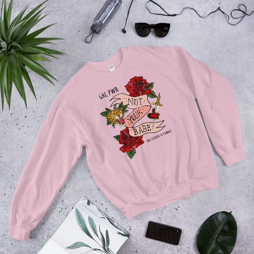 Not Your Babe Sweatshirt | Vintage design Feminist Sweatshirt for Women