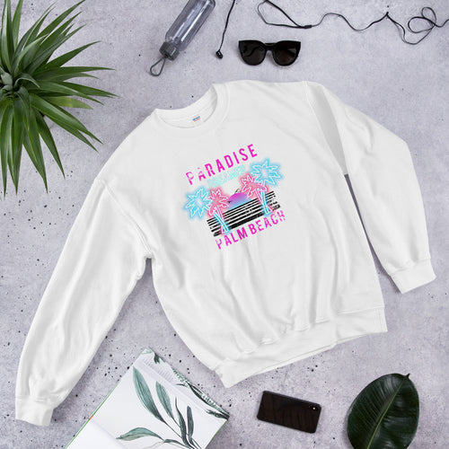 Paradise Dreamer Palm Beach Crewneck Sweatshirt