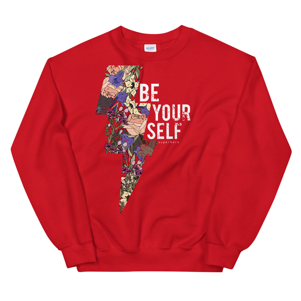 Be Yourself Sweatshirt | Empowering Quotes Sweatshirt for Girls