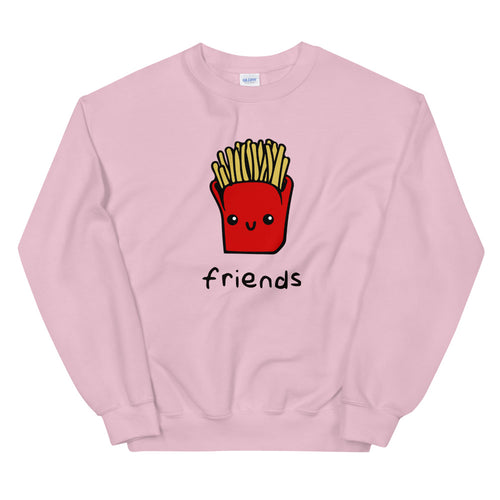 Friends Sweatshirt | Pink Crewneck Friends Sweatshirt for Women