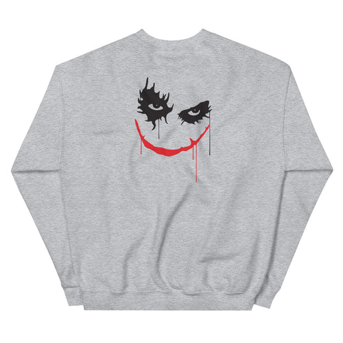 Clown Sweatshirt | Back Print Twisty the Clown Crewneck Sweatshirt