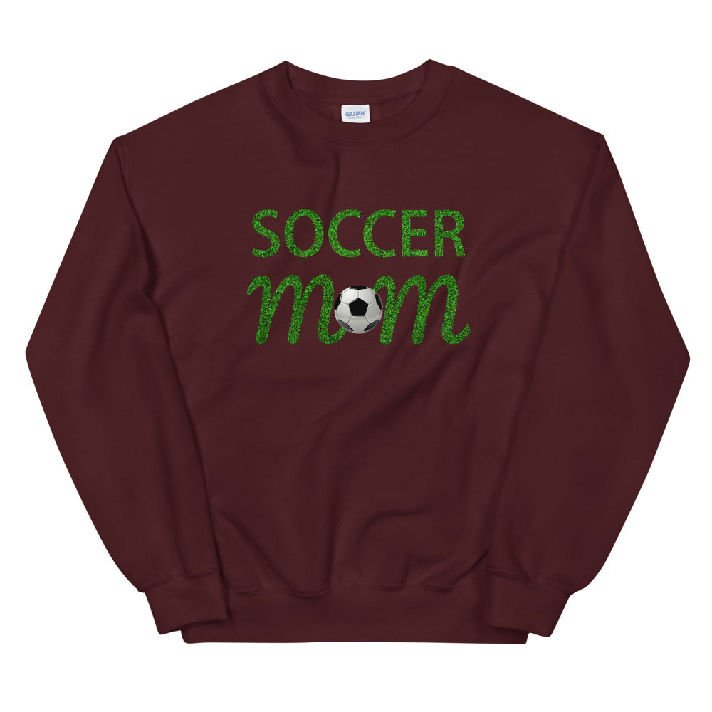 Soccer Mom Meme Crewneck Pullover Sweatshirt for Mother