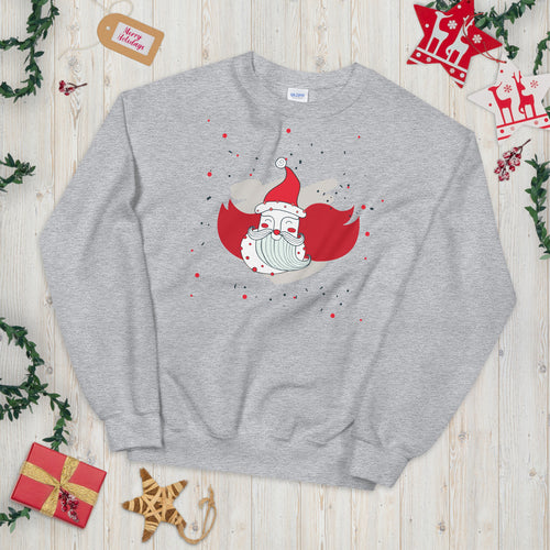 Santa Sweatshirt | Christmas Santa Crewneck for women
