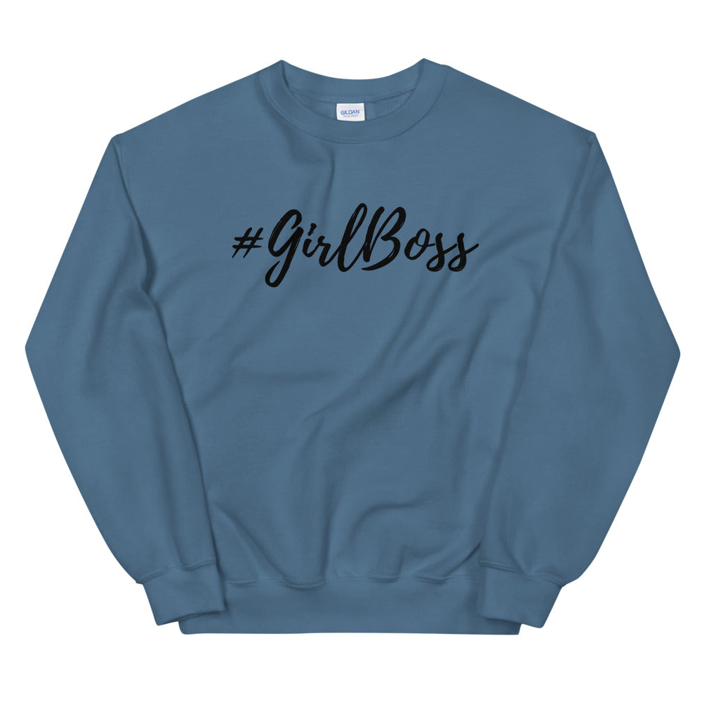 #girlboss Sweatshirt | Motivational Words Sweatshirt for Women
