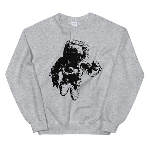 Astronaut in Space, Spaceshot Crewneck Sweatshirt for Women