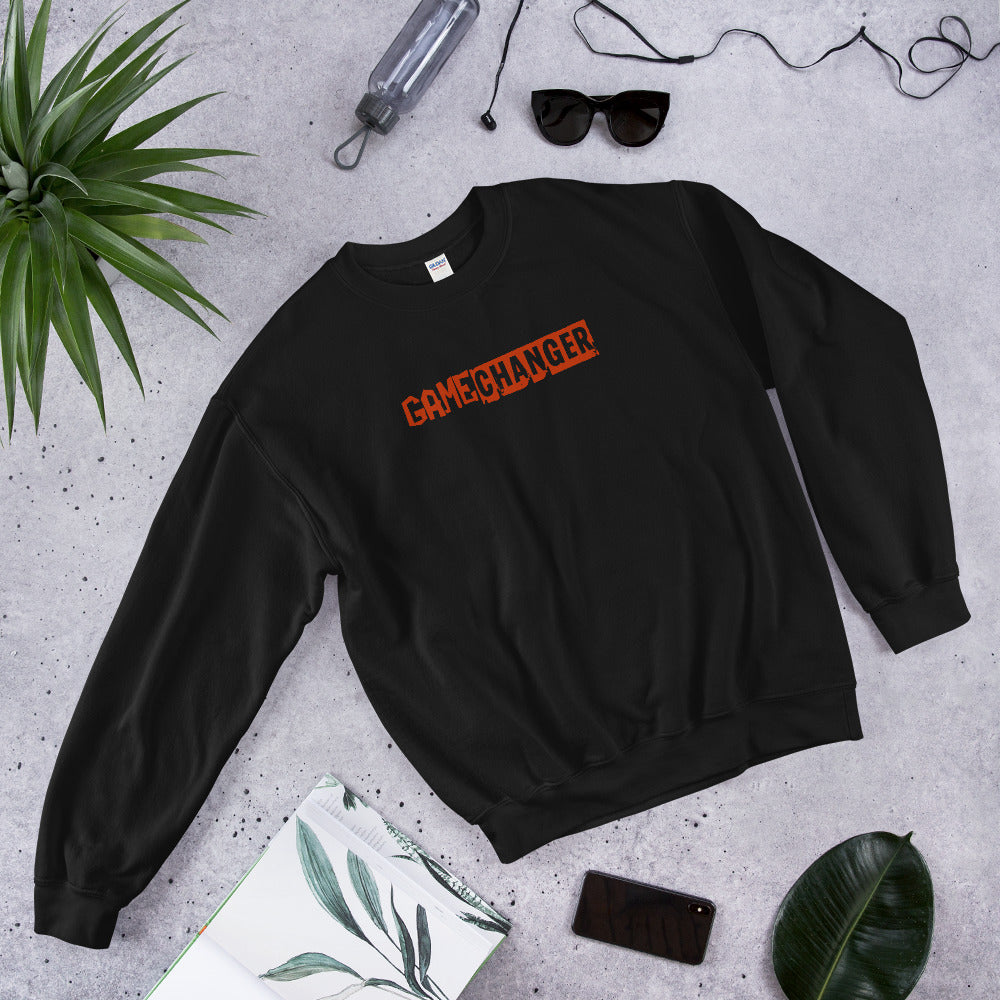 Game Changer Sweatshirt | Black Crewneck Game Changer Sweatshirt for Women