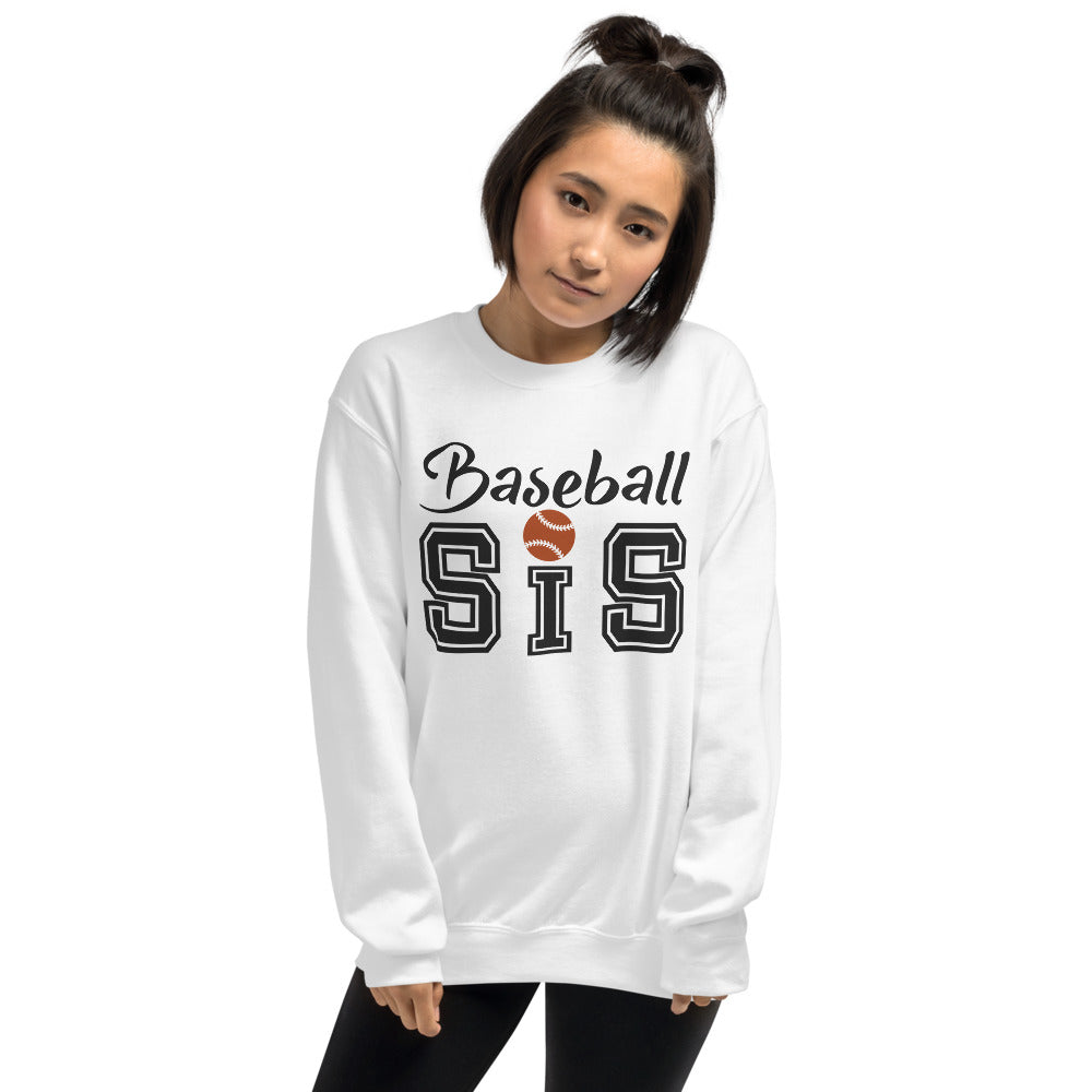Baseball Sis Crewneck Sweatshirt for Sister