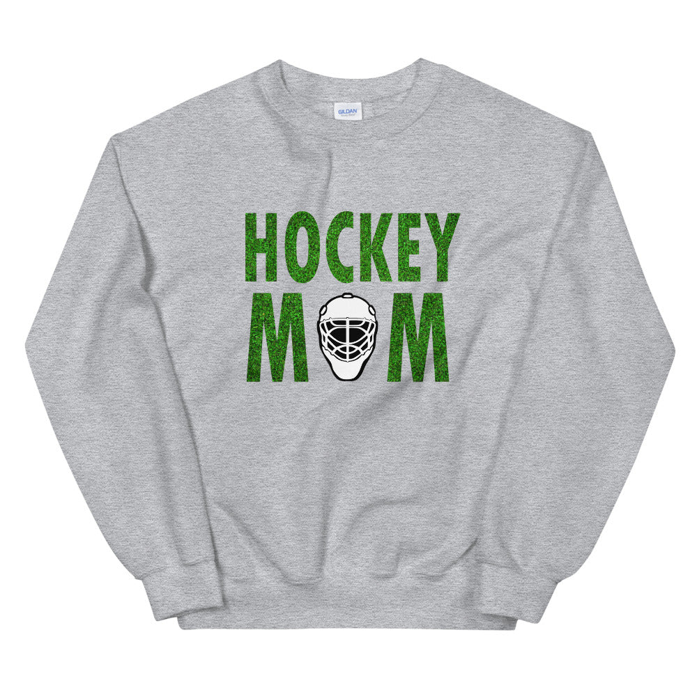 Hockey Mom Meme Pullover Crewneck Sweatshirt for Mothers