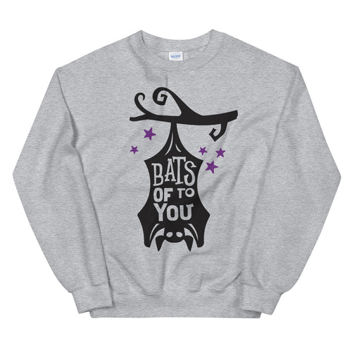 Bats of To You Halloween Crewneck Sweatshirt for Women